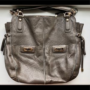 Grey Alligator Coach Bag